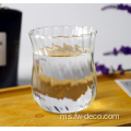 Ribbed 400 ml Teh Cup Tumbler Glass Set